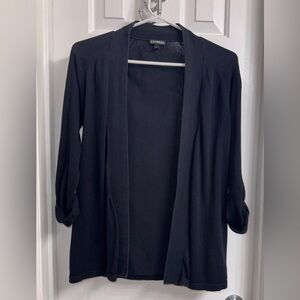 Express Women's Elegant Black Lightweight Sweater Cardigan, Size XS